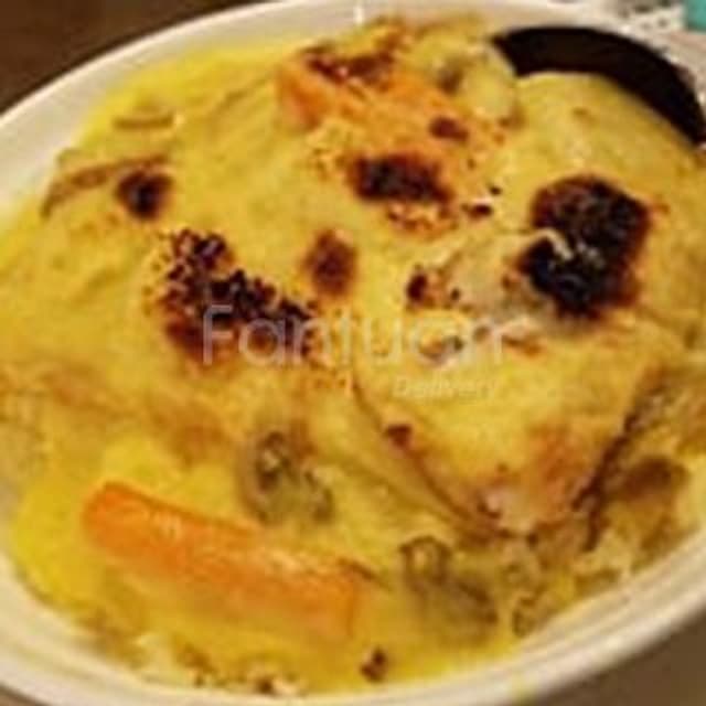 Baked Portuguese Style Fish on Rice — 焗葡國魚飯