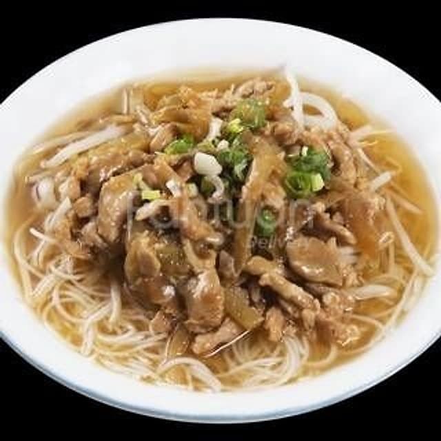 Pork & Preserved Vegetable on Vermicelli in Soup — 榨菜肉絲湯米粉