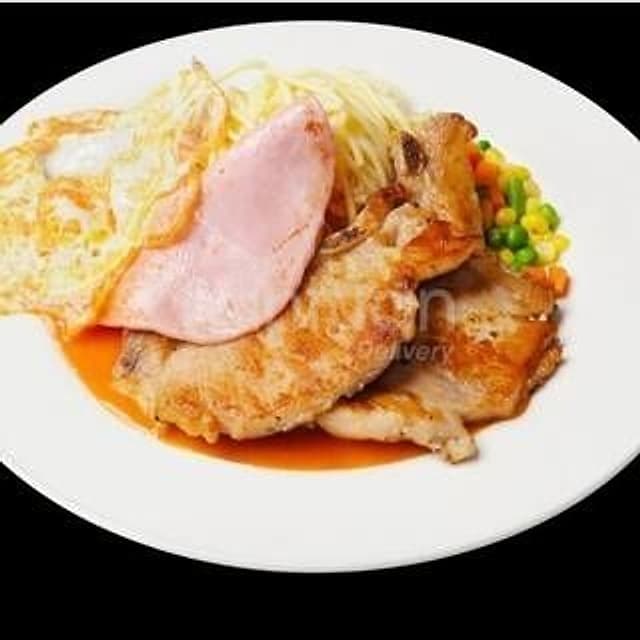 Saturn Pork Chop on Rice — 沙丹豬扒飯